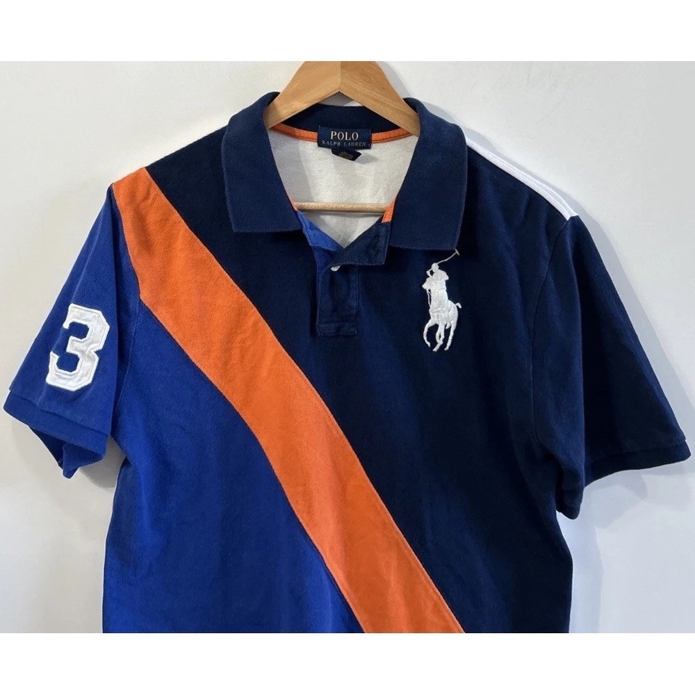 Boys POLO RALPH LAUREN Big Pony W/ Sash Golf Polo #3 Size XL (18-20)
